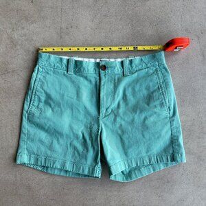 J Crew Factory Mens 5" flex chino short - Size 30 Light Green